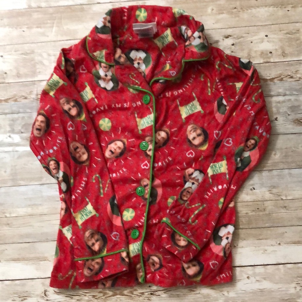Buddy the Elf Kids Pajama Top
